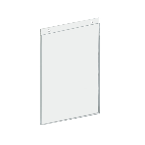 Azar Displays 7"W x 11"H Wall U-Frame w/ Holes, PK10 162716